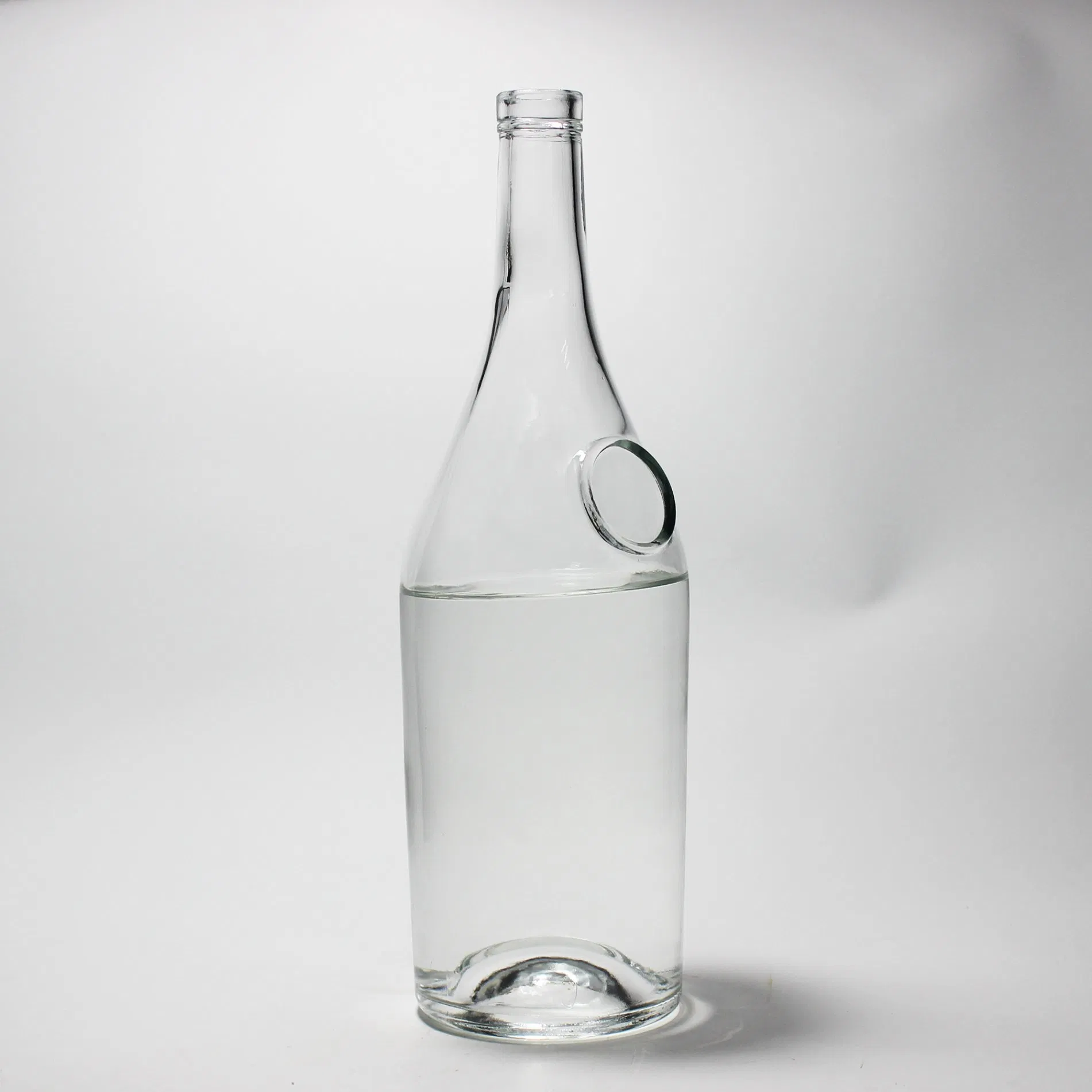 Hot Sale High-Grade Manufacture 1000ml 1 Liter Glass Bottle Vodka Tequila Rum Liquor Spirit Reusable Glass Whisky Bottles with Cork