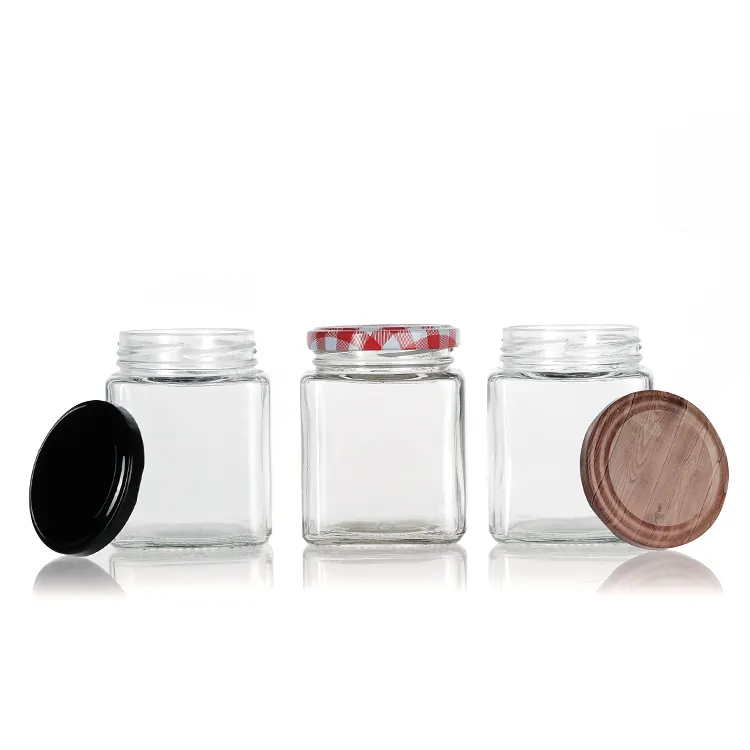 Square Glass Jar
