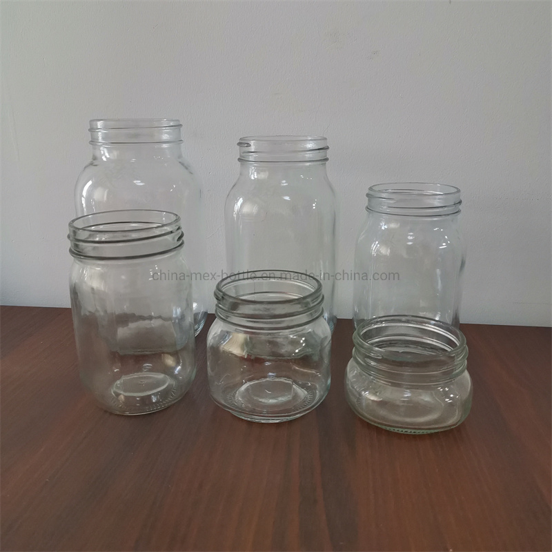 Food Storage Empty Glass Mason Jar Honey Glass Jar