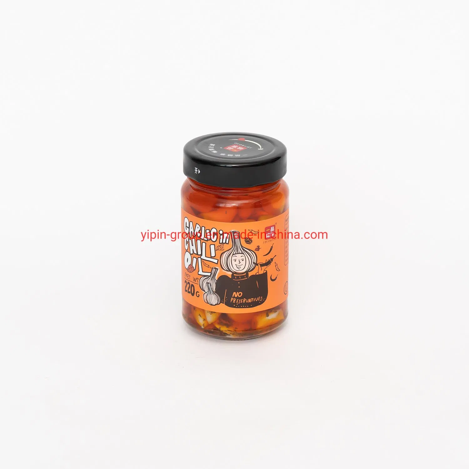 Marinated Garlic in Red Vinegar Canned Garlic Pickled Garlic