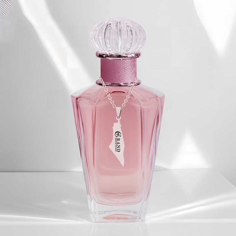 Wholesale Glass Perfume Bottles Blue Custom Empty Perfume Unique Cap