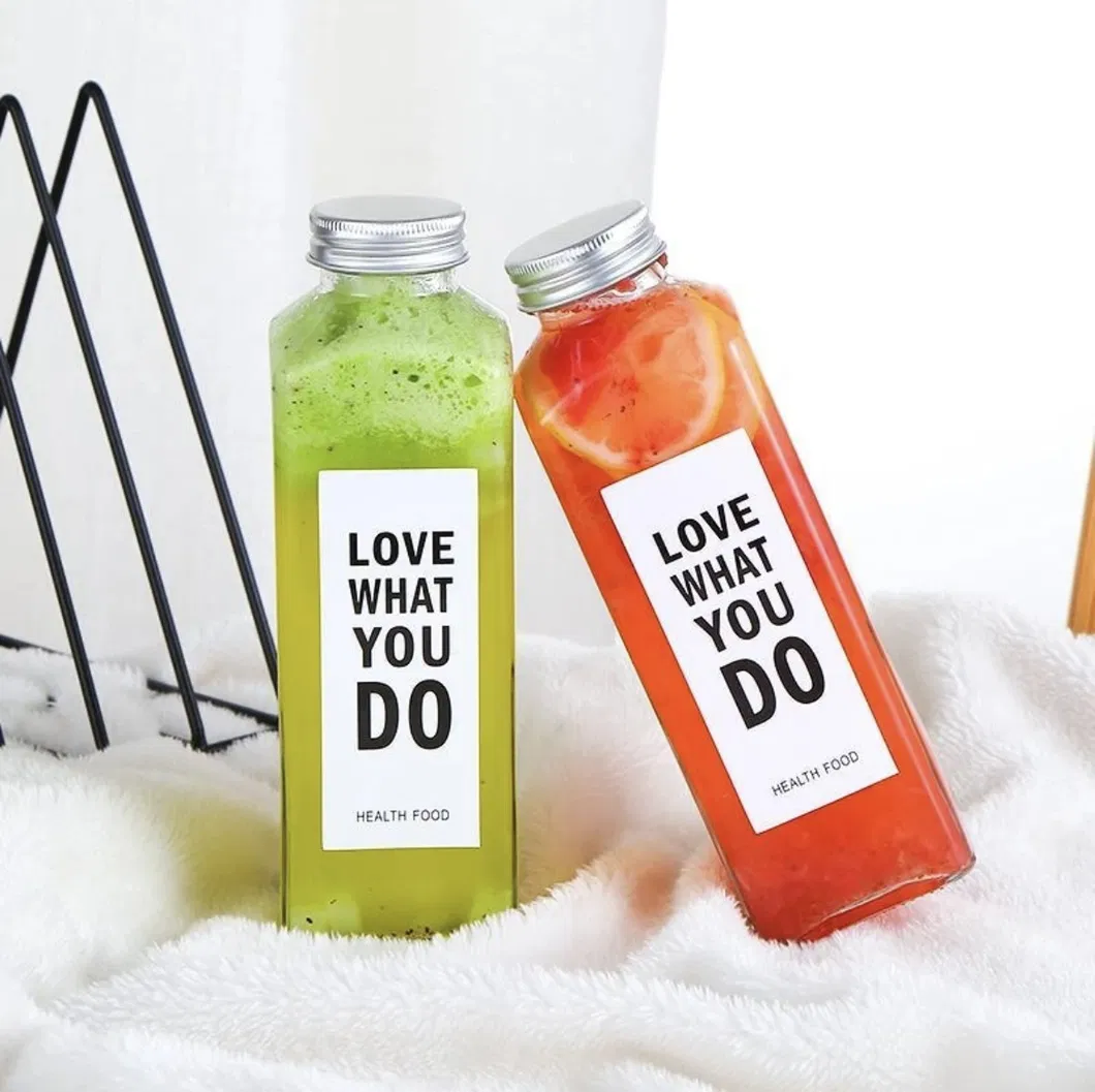 Square Glass Bottle 2