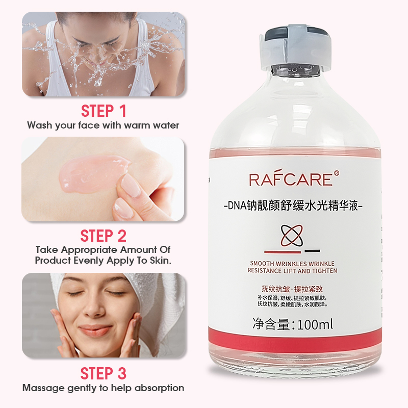 Anti-Wrinkle &amp; Soothing and Sodium DNA &amp; Hyaluronic Acid Glass Skin Face Serum