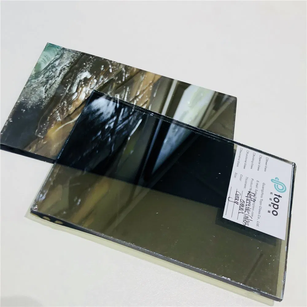 5mm 6mm 8mm 10mm 12mm Grey Coated Reflective Glass for Sample (R-G)