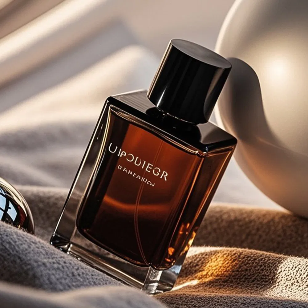 High Quality 50ml Perfume Bottle Empty Refillable Luxury Glass Bottle for Essential Oils with Sprayer Cap and Gold Lid Custom Logo Printing Service