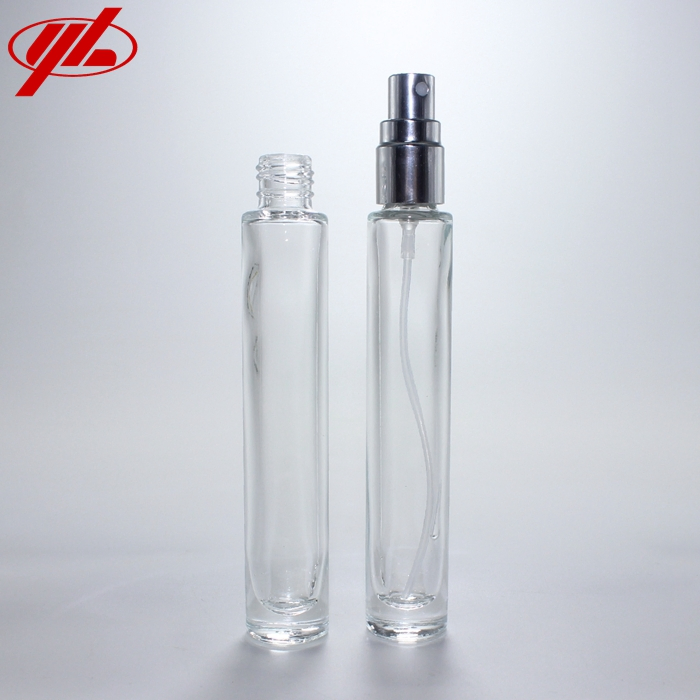 Customized Empty 10ml Clear Cosmetic Perfume Pump Spray Glass Bottle Vial