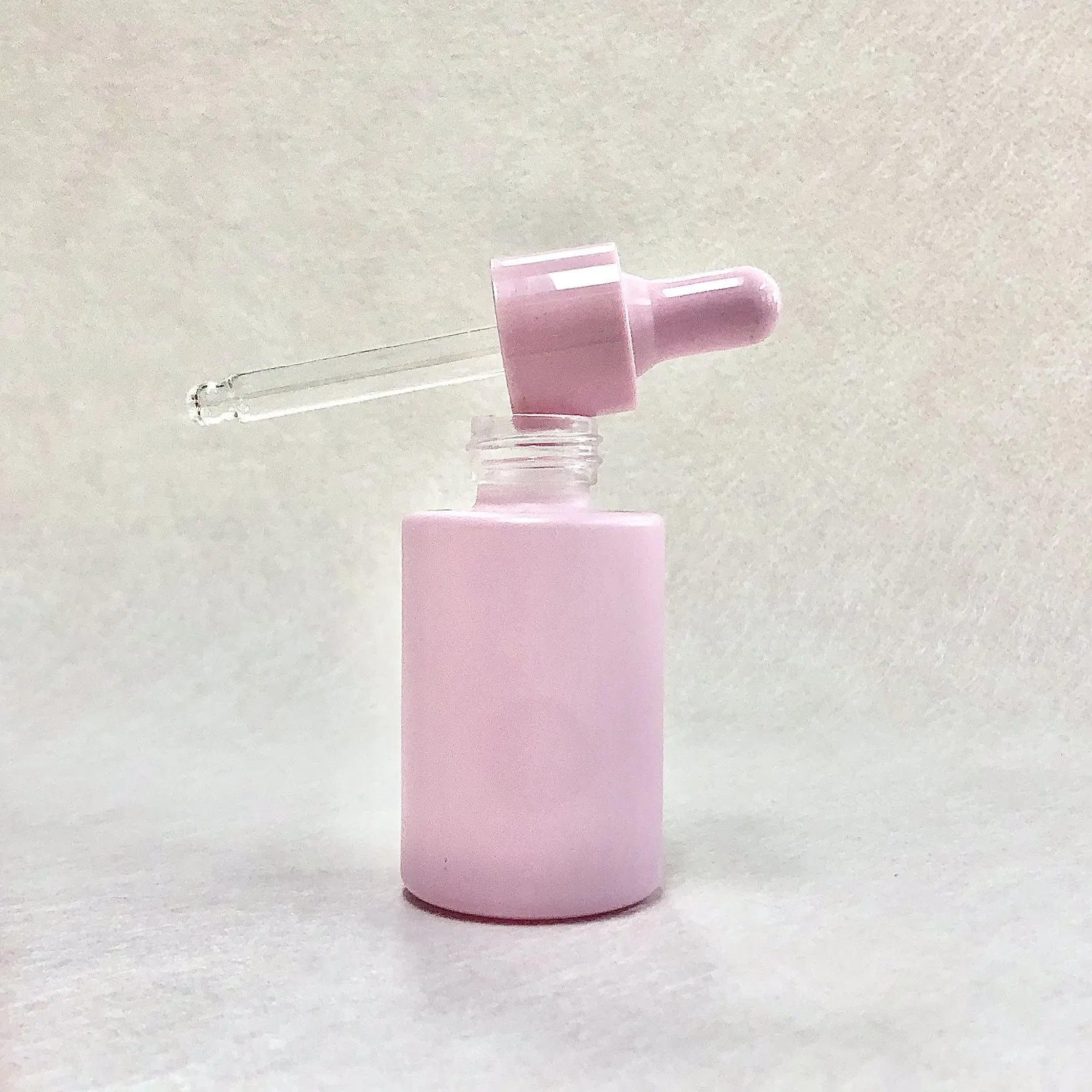 30ml Empty Cosmetic Glass Perfume Bottle with Dropper and Plastic Cap