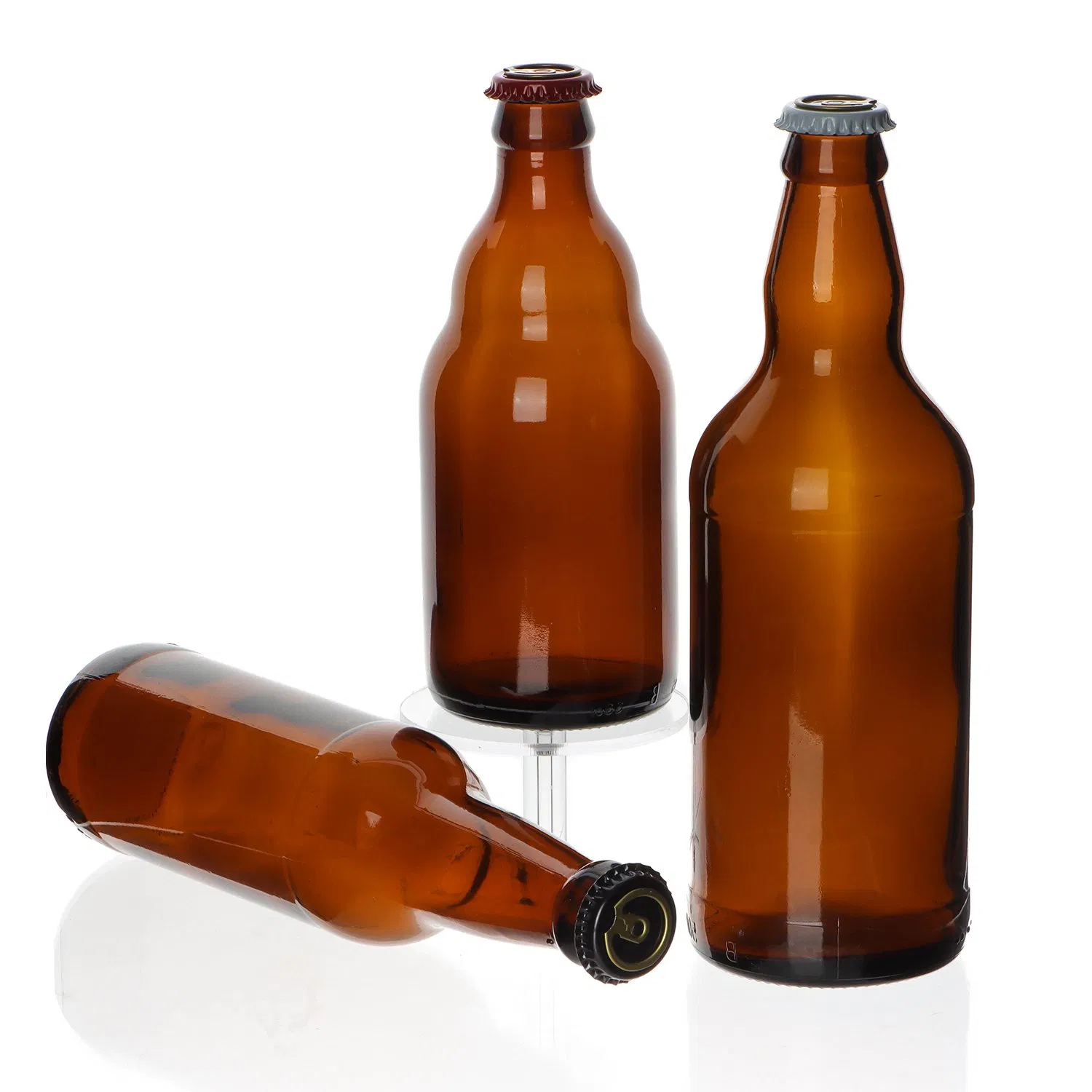 Wholesale 330ml 500ml 750ml 1000ml Swing Top Cheap Empty Amber Glass Beer Bottle