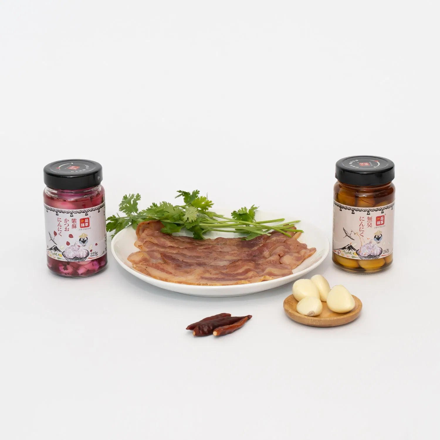 Marinated Garlic /Pickles with Soy Sauce