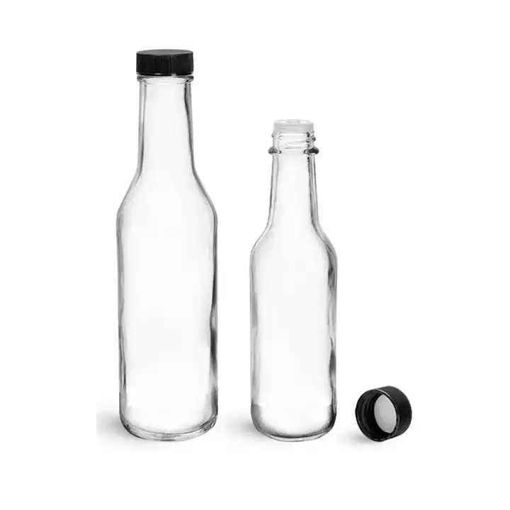 Customized Glass Bottle for Storage Tomato Sauce and Barbecue Sauce, Chutney Curry