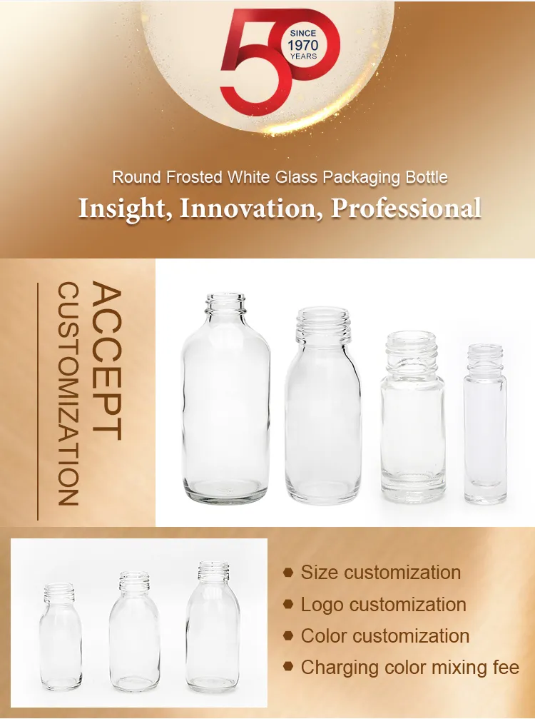 Glass Cosmetic Packing