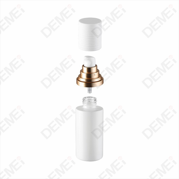 Win-Pack White Color Glass Lotion with White Cap 50ml/100ml/120ml