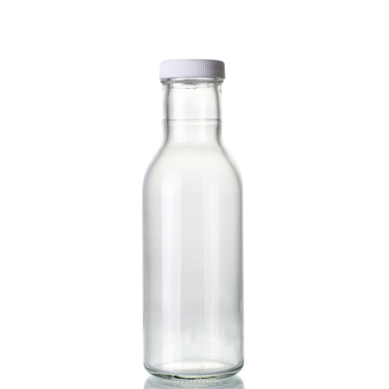 350ml 12oz Transparent Glass Bottle for Ketchup Tomato Sauce