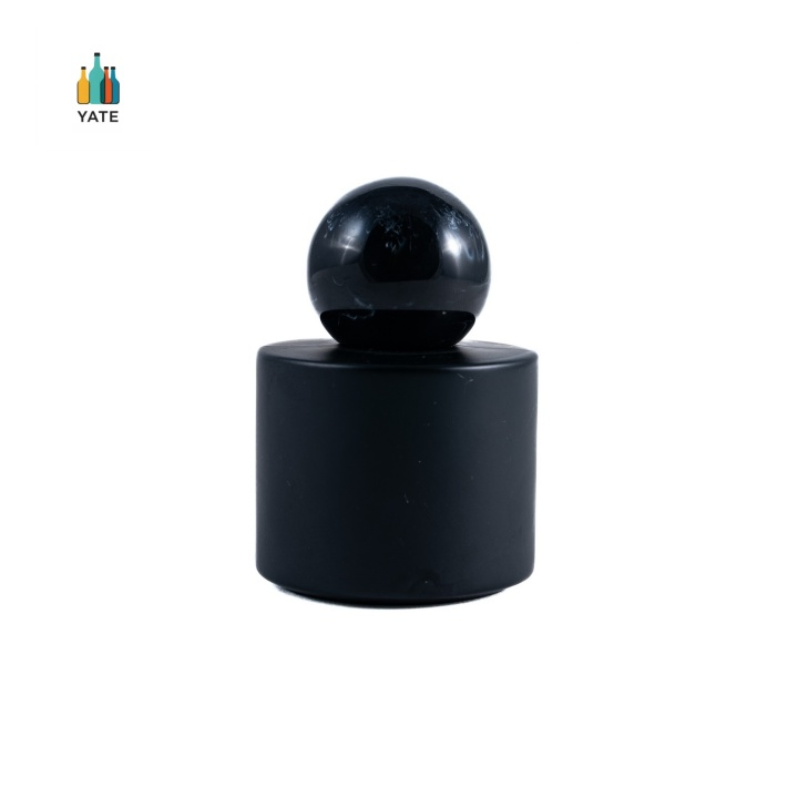 Non Clear Painted Blue Glass Perfume Bottles in 30ml 50ml Fast Shipping