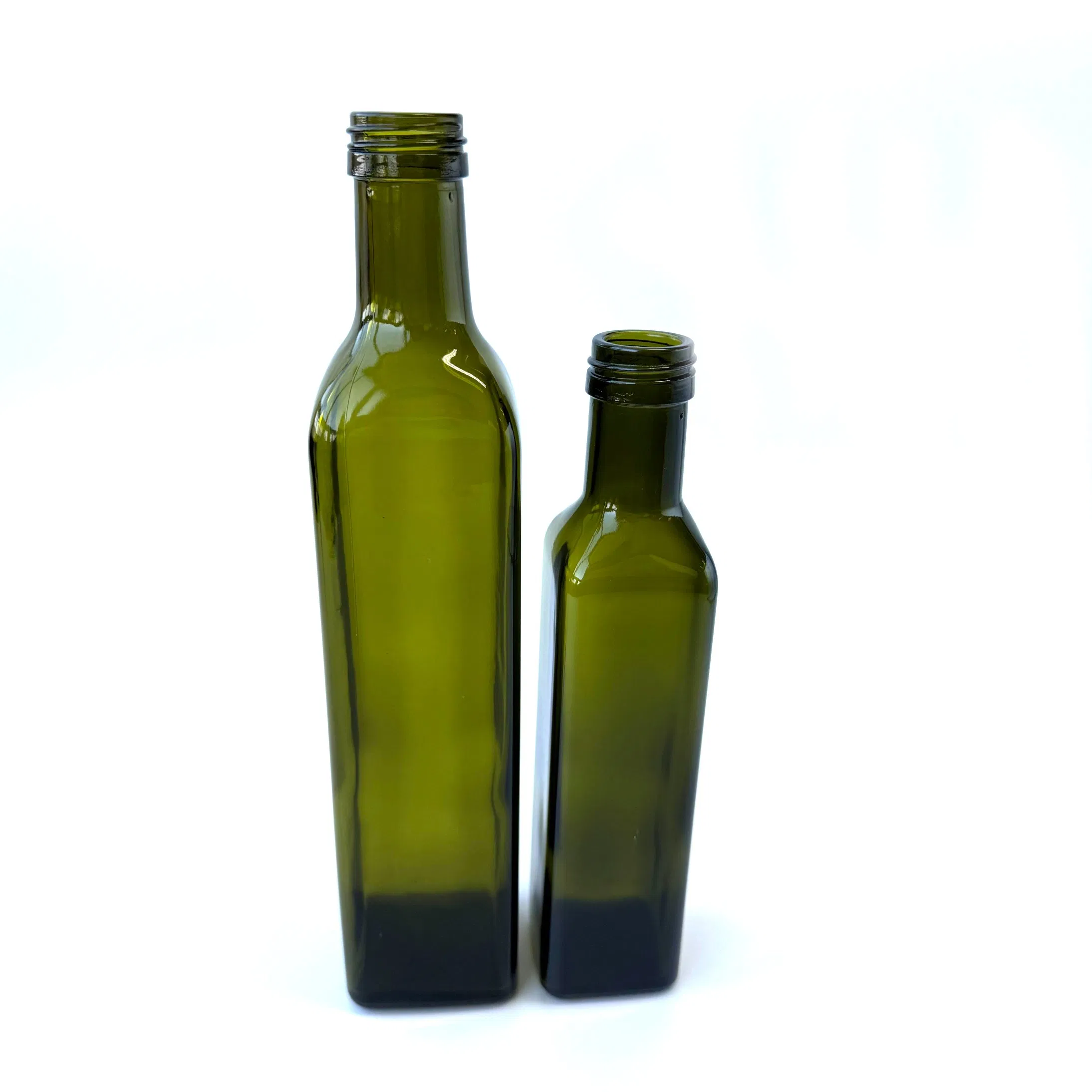 Multi Capacity Food Grade Recyclable Empty Green Glass Marasca Olive Oil Glass Bottles