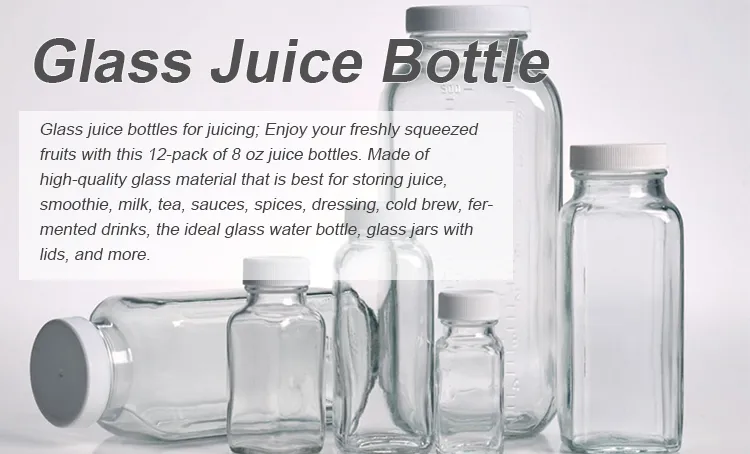 Square Juice Bottle Banner