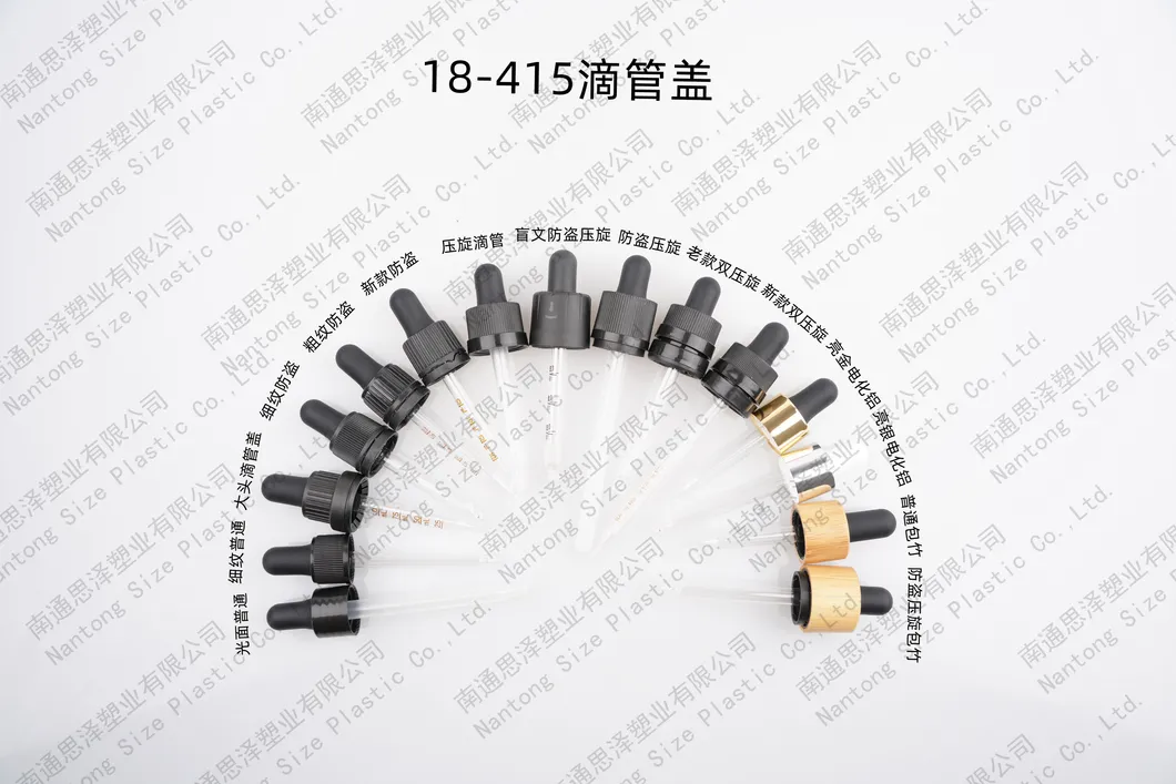 Tamper Evident Plastic Dropper Cap