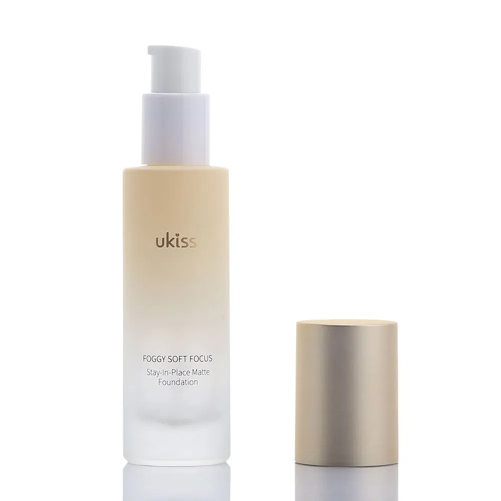 High End Cosmetic 30ml Glass Lotion Bottle with Pump Sprayer