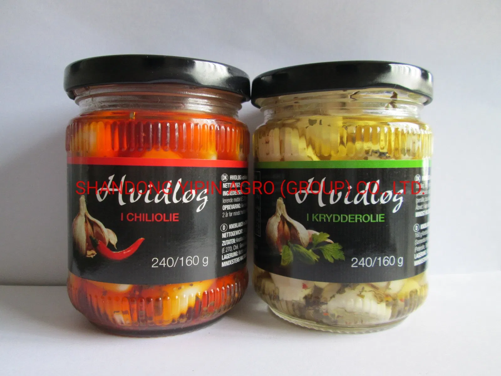 Pickled Garlic with Purple Perrila Canned Garlic