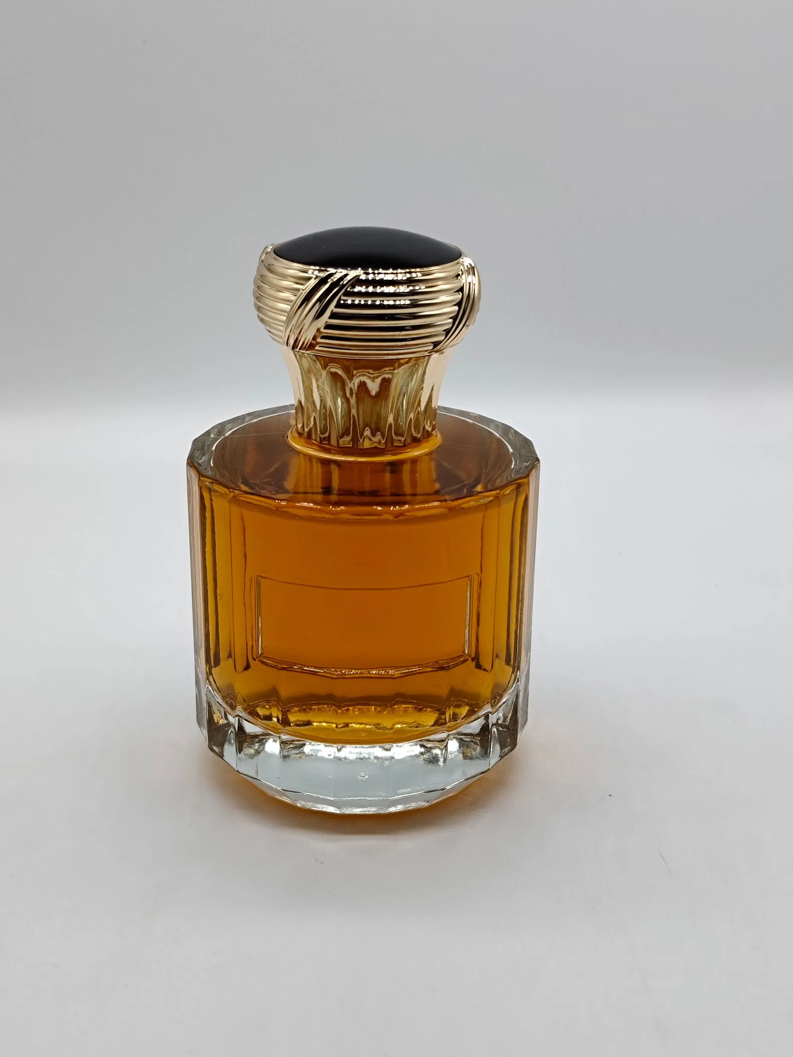 100ml Round Pattern Glass Perfume Bottle Label Logo Design Wholesale Custom Cosmetics