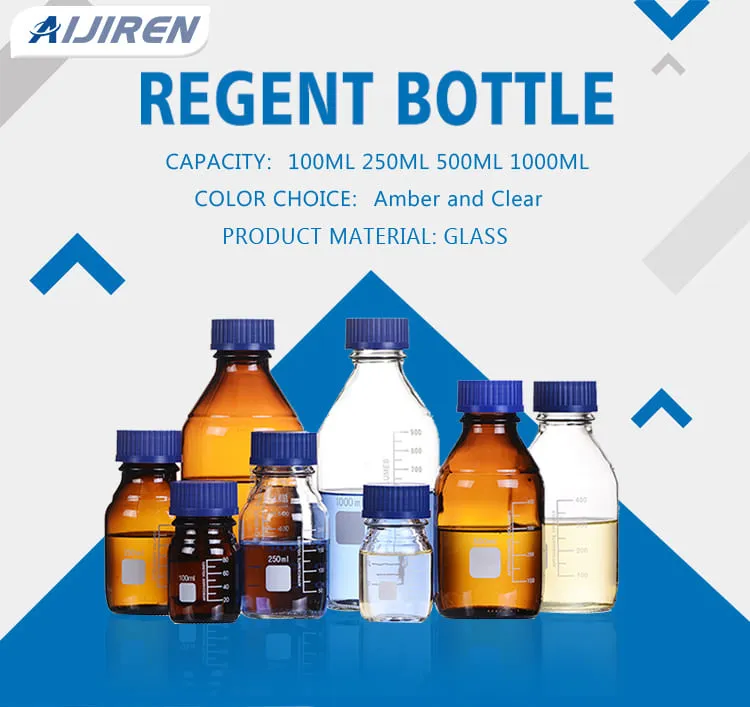 GL45 Blue Cap Glass Reagent Bottle