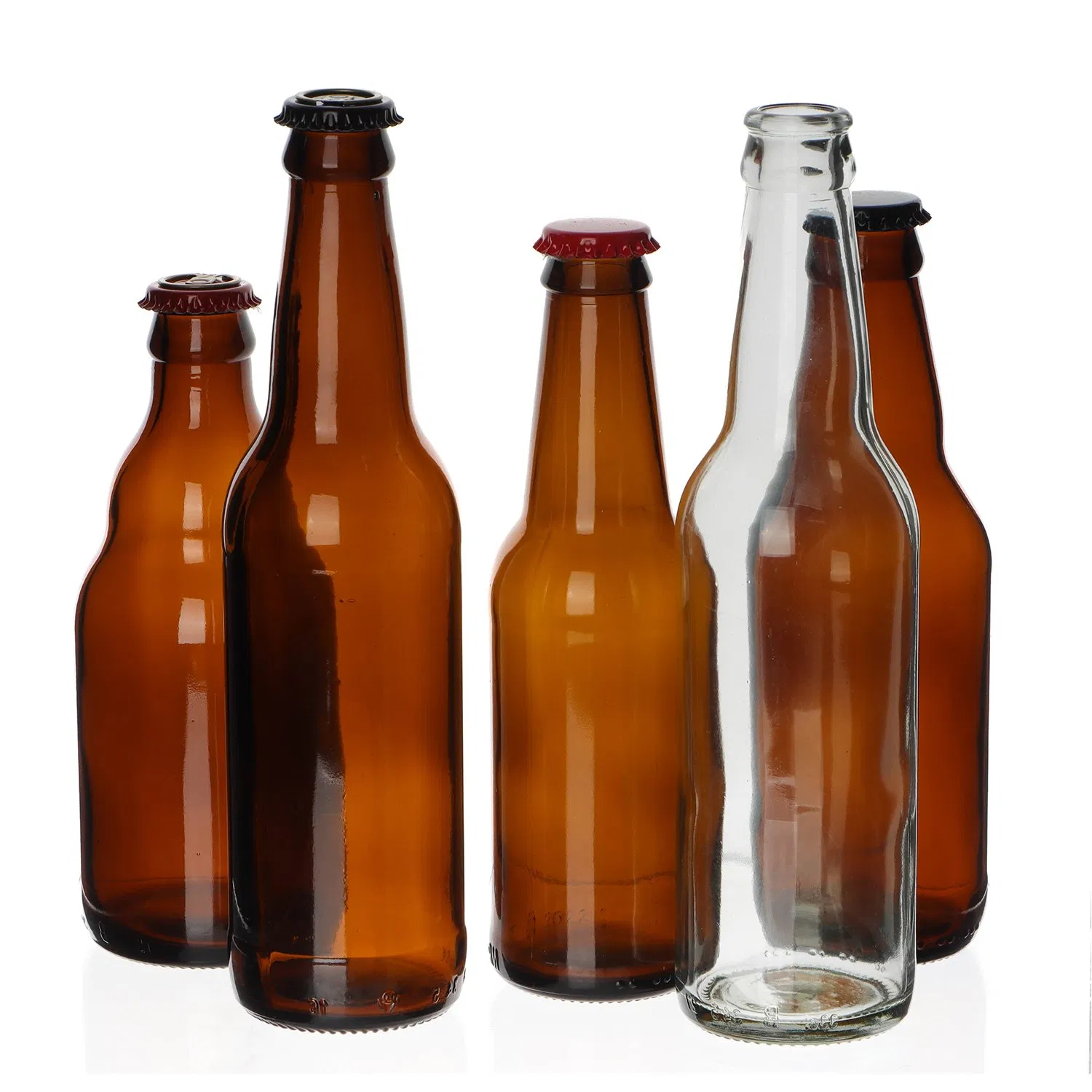 Wholesale 330ml 500ml 750ml 1000ml Swing Top Cheap Empty Amber Glass Beer Bottle
