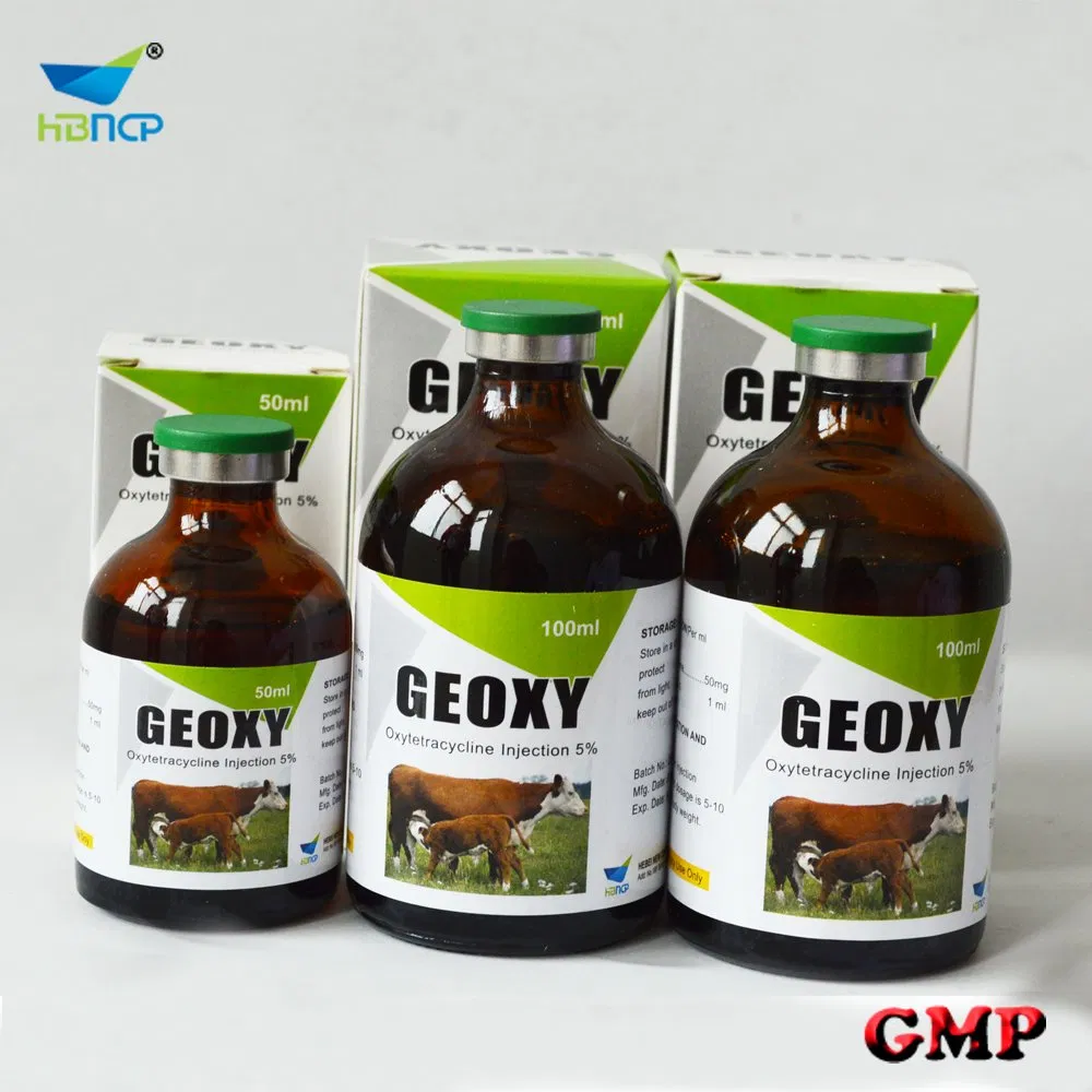 Veterinary Medicine Oxytetracycline Injection 5%, 10%, 20%, 30%