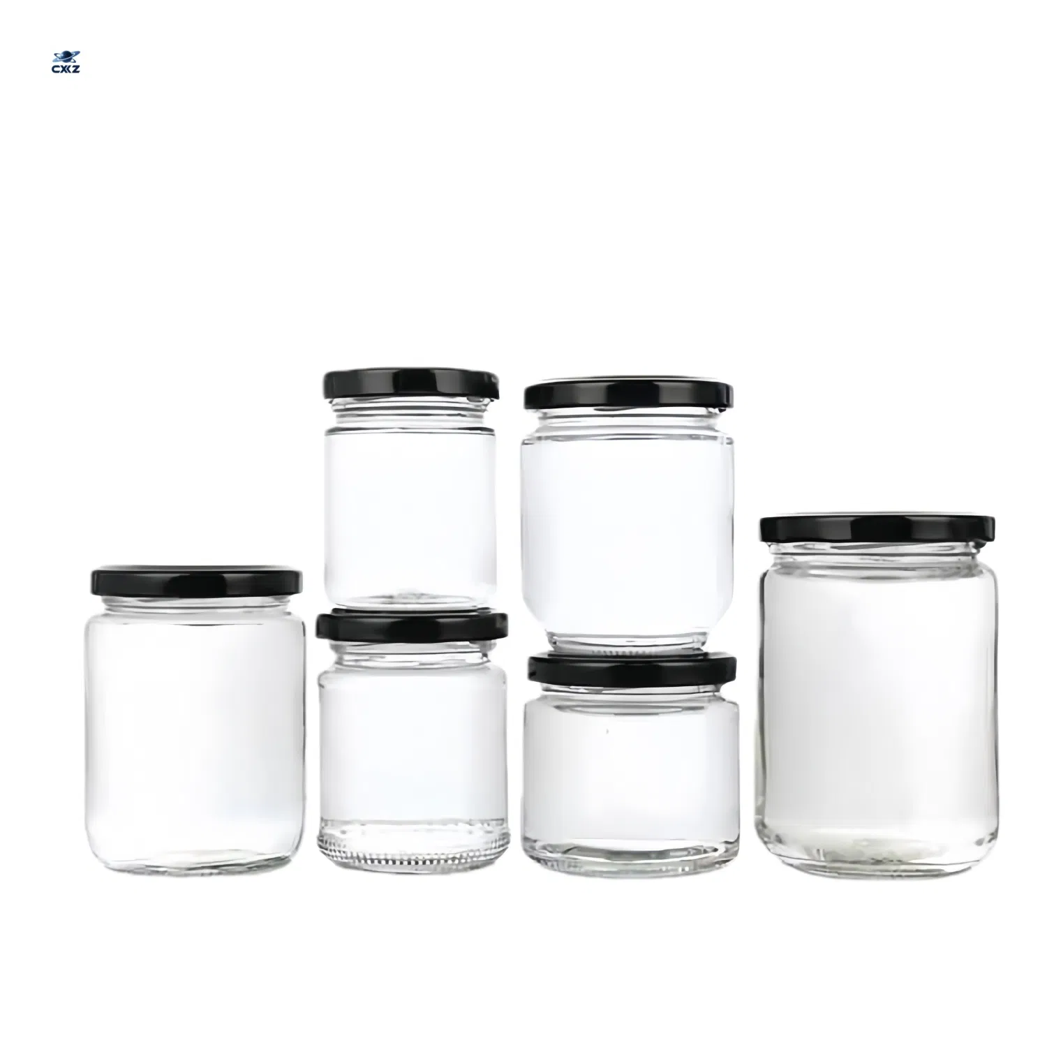 30ml 50ml 100ml 150ml 200ml 240ml 350ml 500ml 1000ml Honey Jam Spice Jar Candle Canning Pickles Food Storage Pot Container Can Mason Glass Jar with Metal Lid