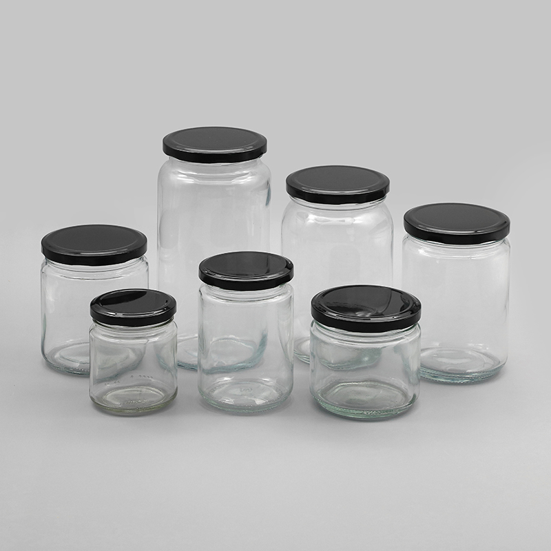 100ml 120ml 200ml 212ml 250ml 280ml 380ml 400ml 500ml 1000ml Honey Jam Spice Candle Canning Pickles Food Storage Pot Container Can Mason Metal Lid Glass Jar