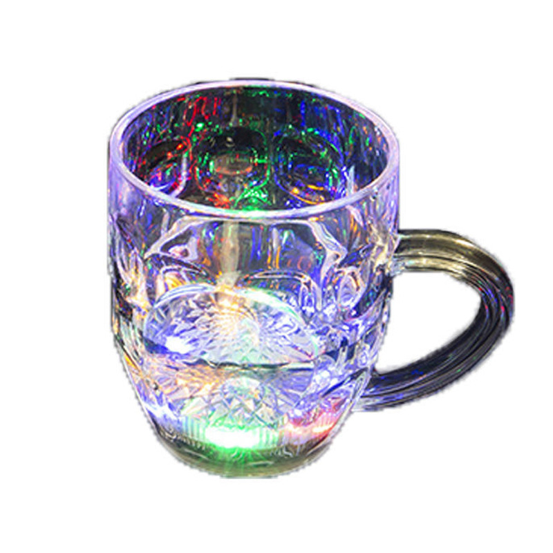 Automatically Shine Plastic LED Flashing Wine Glass Cup Wine Bar Cup