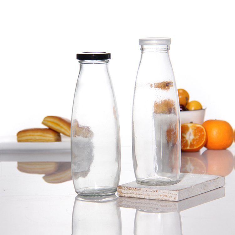 Factory Price 8oz 250ml Square Logo Print Empty Yogurt Jelly Milk Botella De Vidrio for Juice