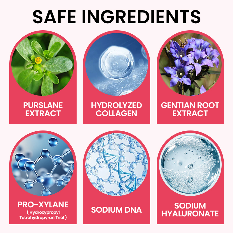 Anti-Wrinkle &amp; Soothing and Sodium DNA &amp; Hyaluronic Acid Glass Skin Face Serum