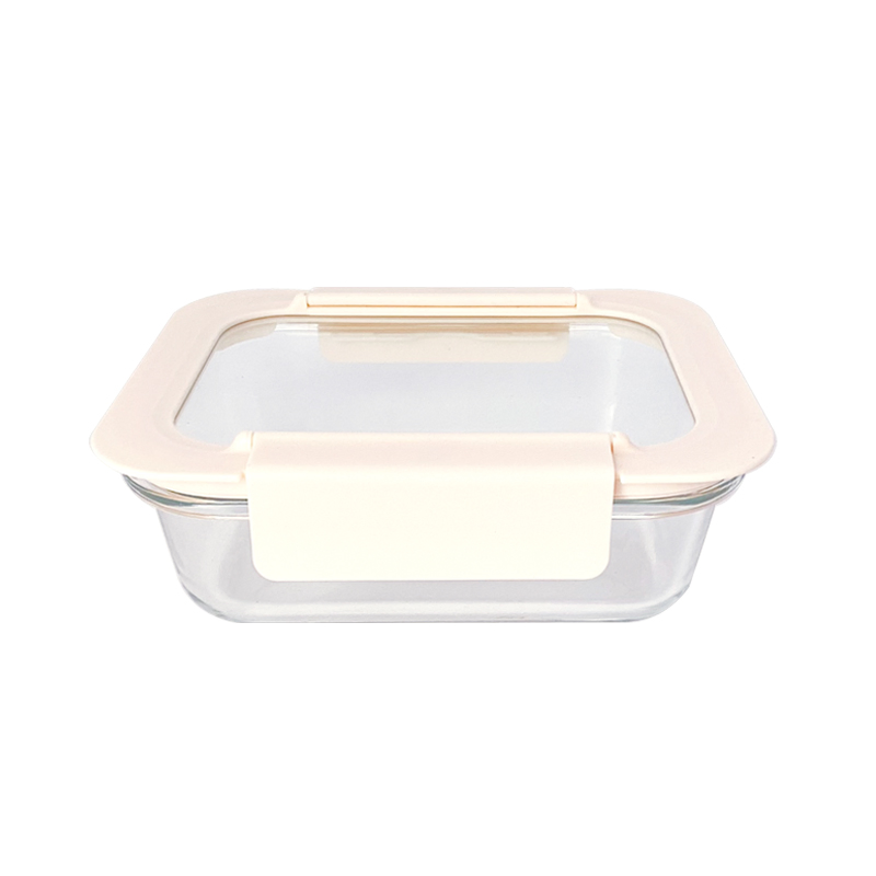 Durable 1040ml Airtight Glass Food Storage with Tempered Glass Lid