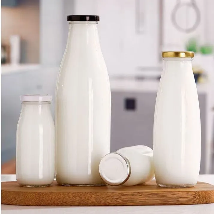Milk Juice Glass Bottles