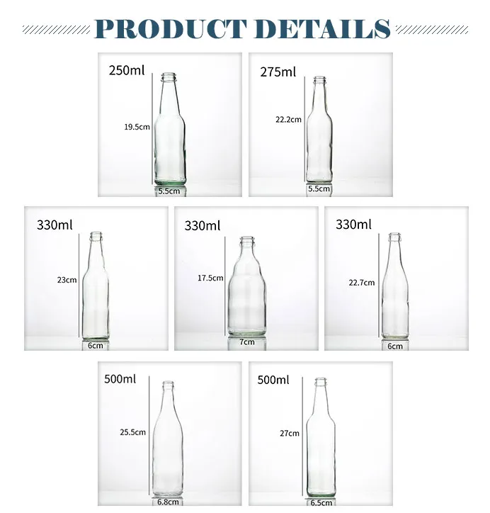 Amber Green Alcohol Bottles