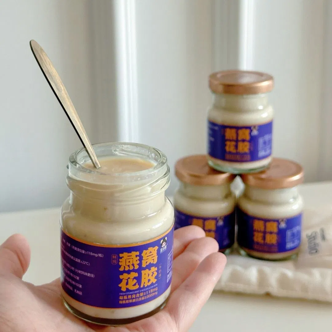 Premium Bird's Nest Fish Maw Soup with Nutrient-Rich Milk