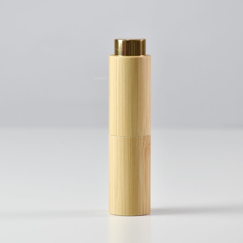 Kinpack Hot Selling 5ml 8ml 10ml Glass Perfume Spray Bottle Reusable Bamboo Spray Bottle for Personal Care or Oral Care