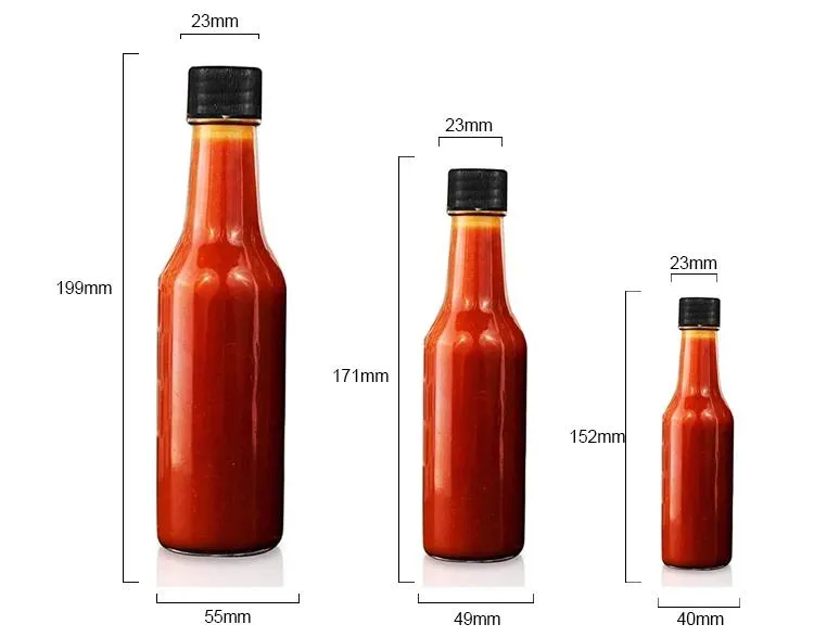 Glass Chili Sauce Bottle