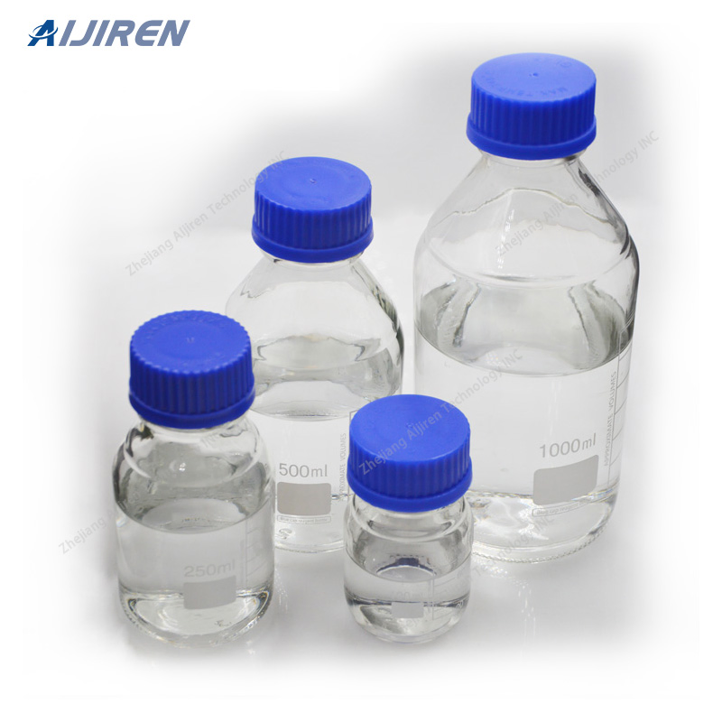China Aijiren 1000ml Gl45 Blue Cap Glass Reagent Bottle Supplier