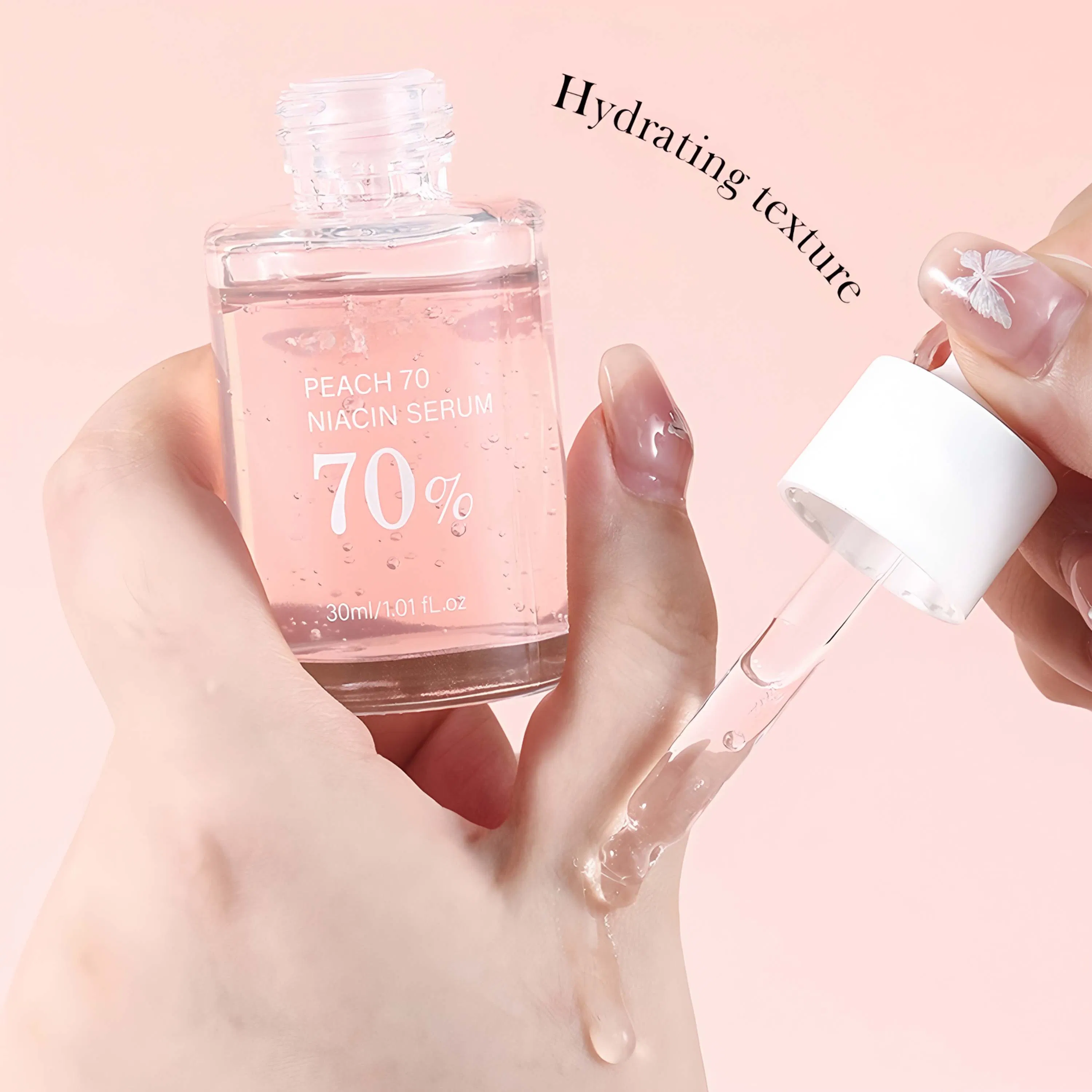 Beauty Cosmetics Skin Care Moisturize Deeply Nourish Repair Soothe Peach Niacinamide Serum