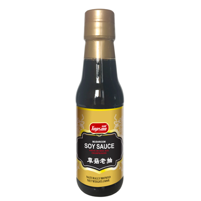 Natural Brewing Mushroom Dark Soy Sauce 250ml in Glass Bottle