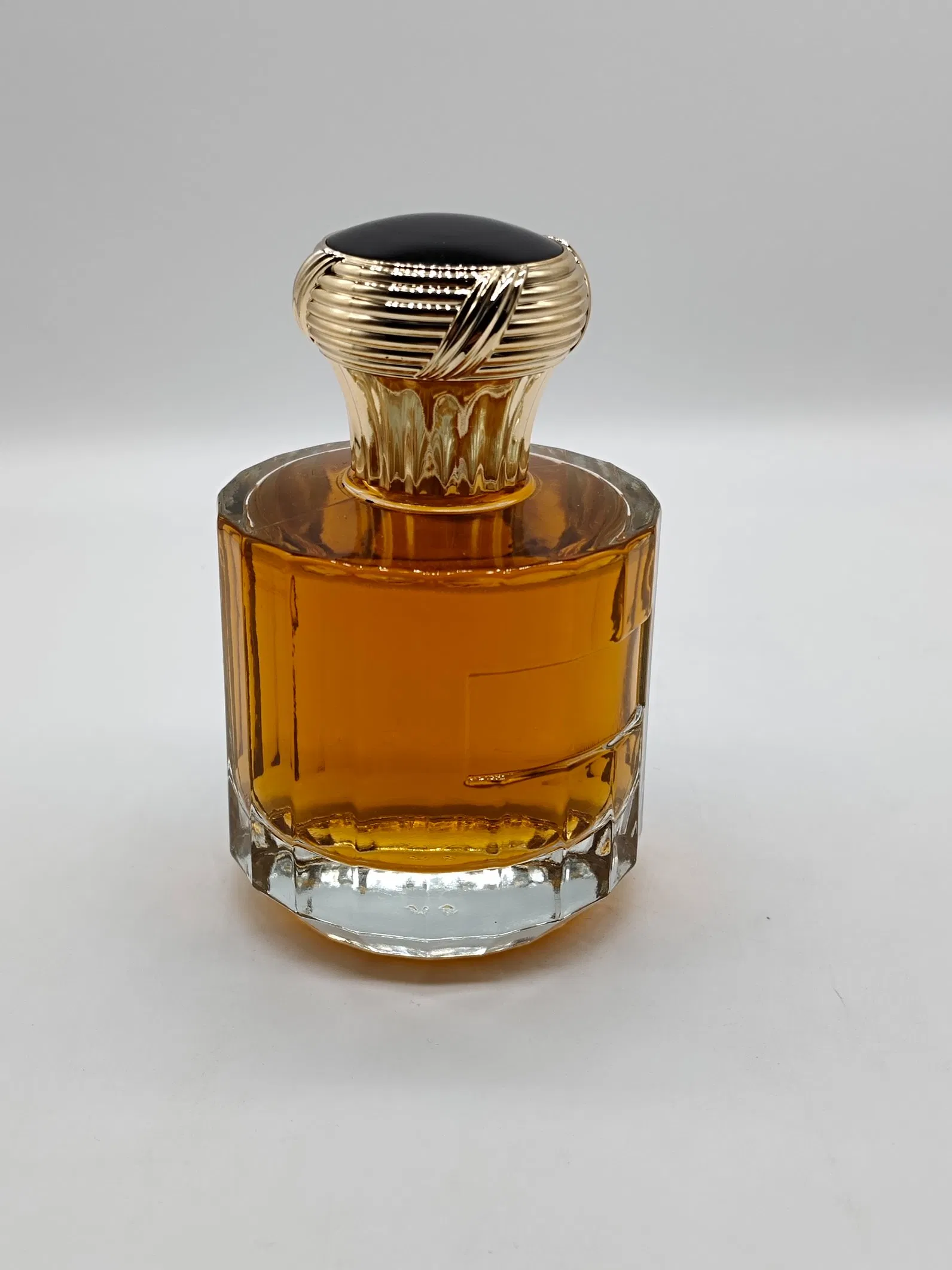 100ml Round Pattern Glass Perfume Bottle Label Logo Design Wholesale Custom Cosmetics