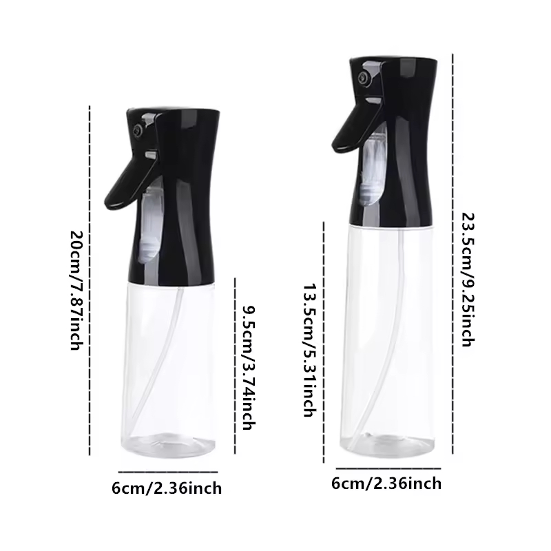 2025 Food-Grade Oil Bottle Household Kitchen Glass Spray Atomization Non-Hanging Oil Bottle for Party Occasion