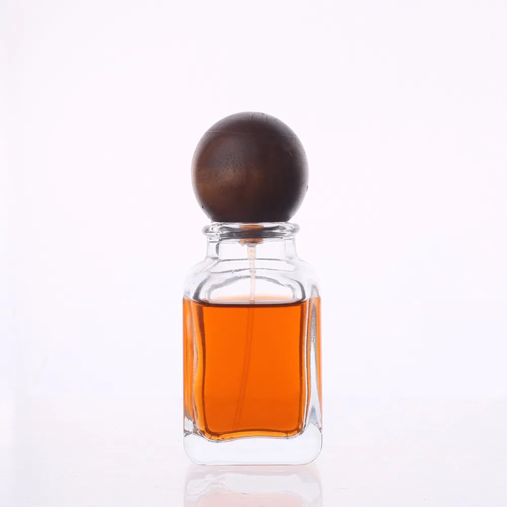 High Quality Wholesale Luxury 30ml 50ml 100ml Unique Rectangle Spray Glass Bottle Packing with Logo and Box Custom