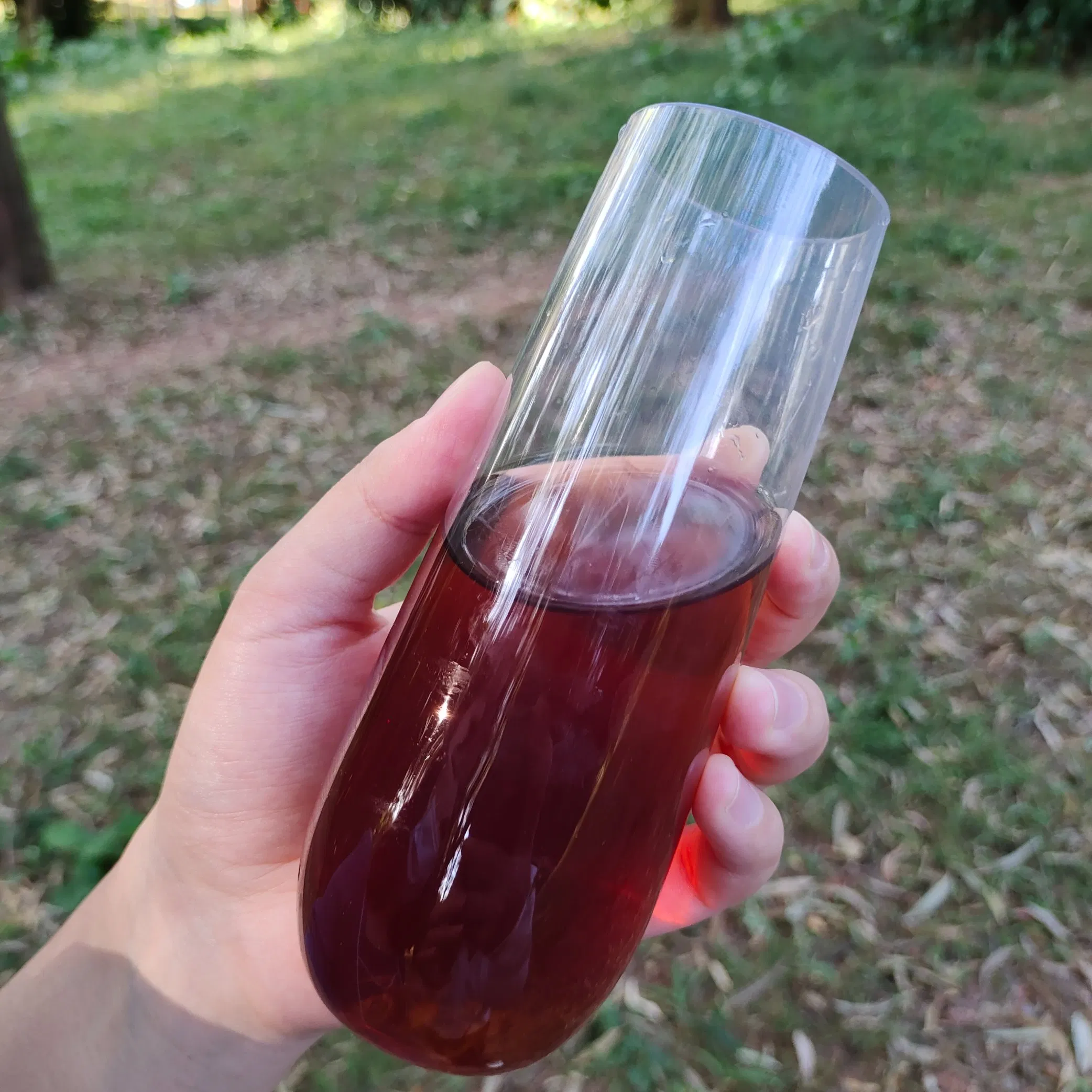 Unbreakable Plastic Polycarbonate Stemless Wine Cup Tumbler Glass
