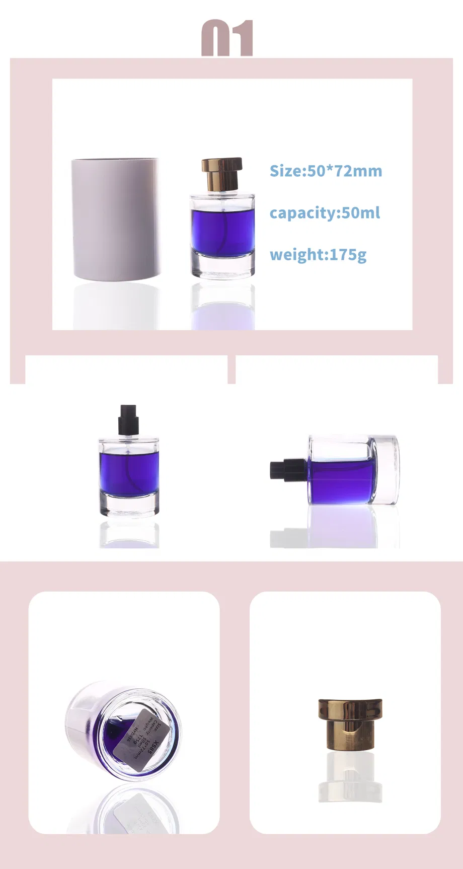 Glass Spray Bottle Detail