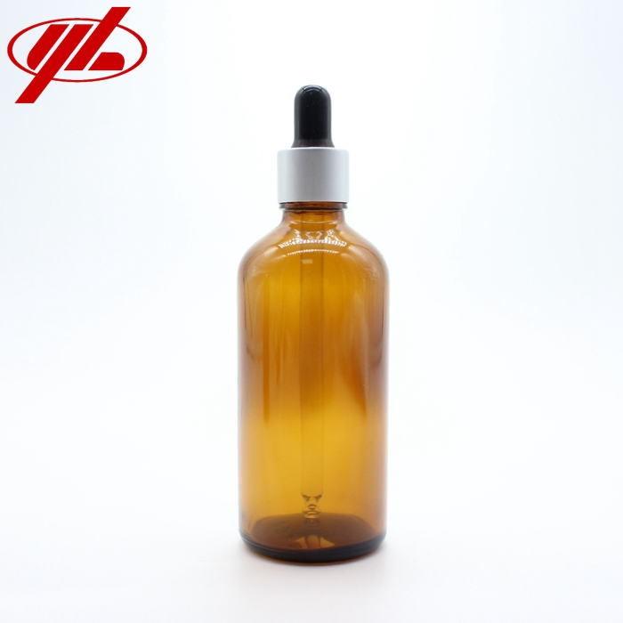 100ml Amber Cosmetic Essential Oil Dropper Glass Bottle Vial Container