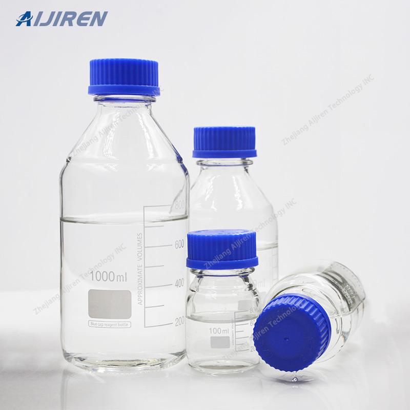 China Aijiren 1000ml Gl45 Blue Cap Glass Reagent Bottle Supplier