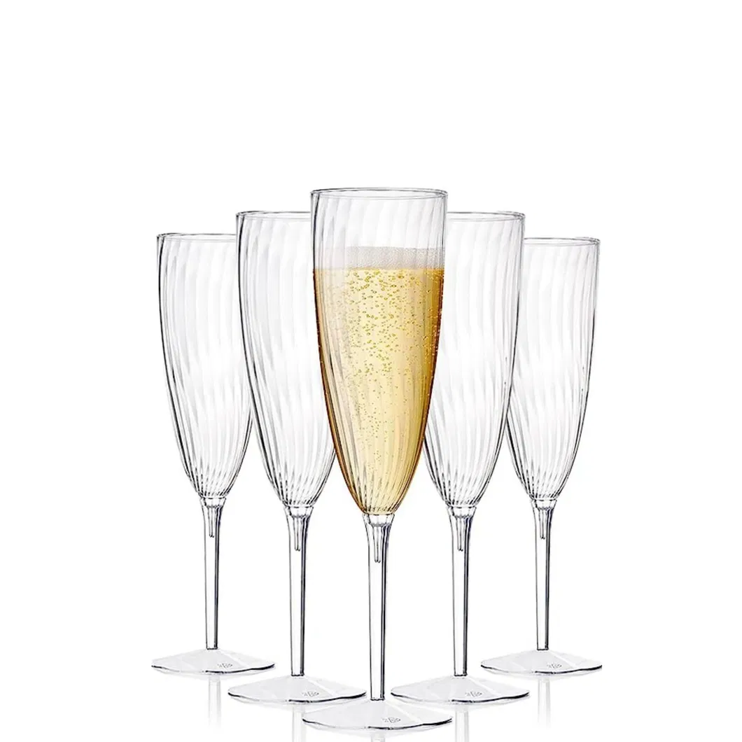 Clear Plastic Wine Glass Photo 1