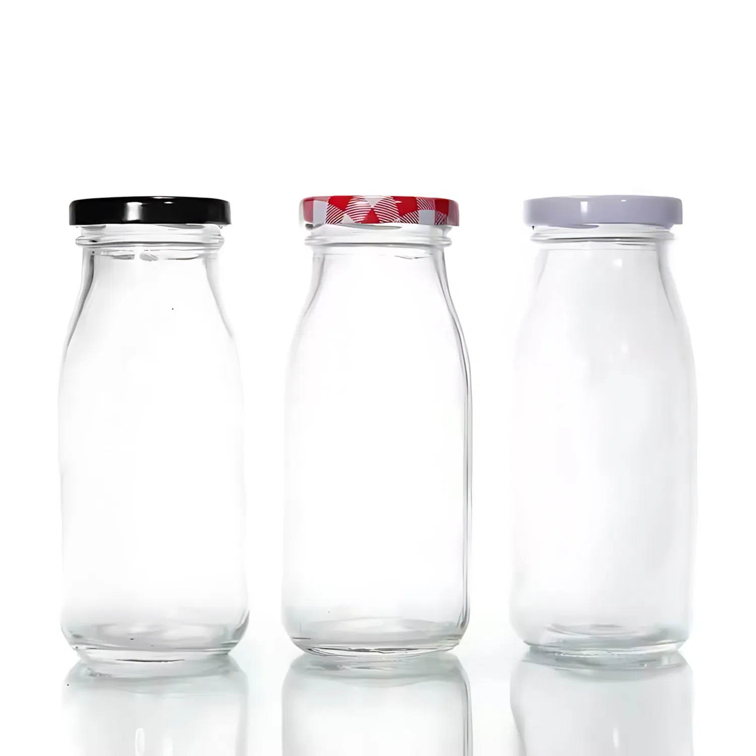 Manufacturer's 310ml Clear Glass Bottle for Direct Drinking Free Logo Design Style for Gym Outdoor Activities Serving Milk Tea